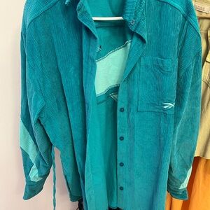 Reebok Teal Corduroy Women's Jacket